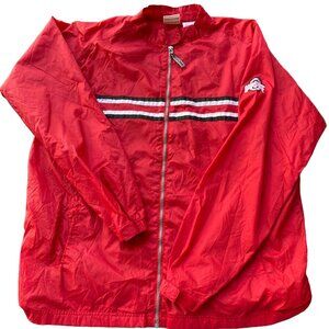 Ohio State University Red Oak Windbreaker Jacket, Large